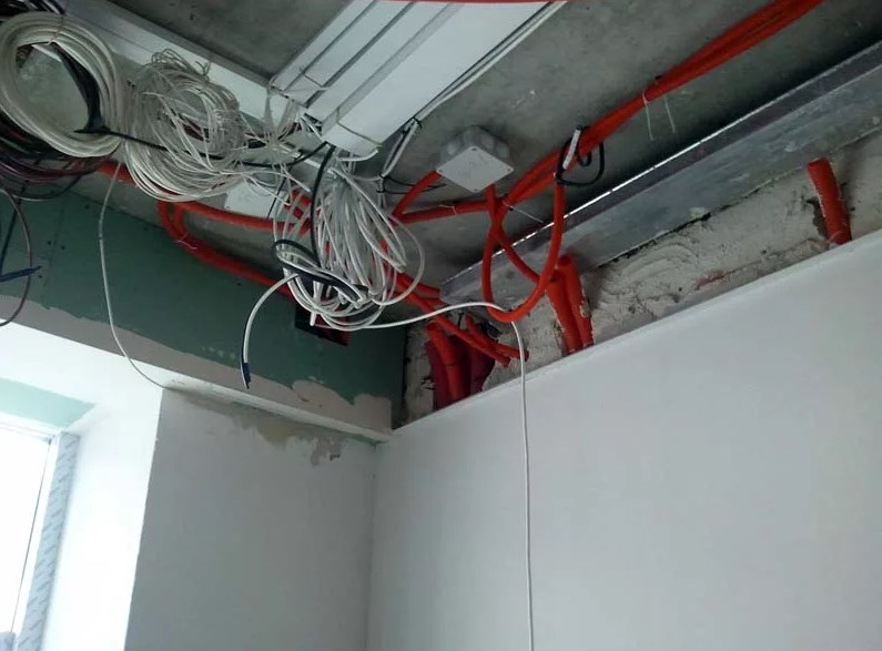 монтаж кабеля пожарной сигнализации