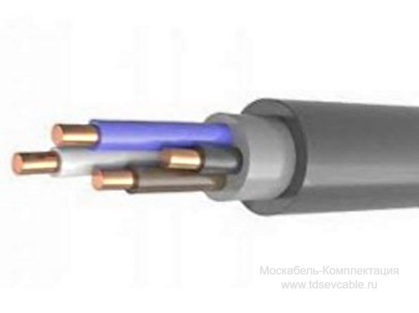 общий вид кабеля ВБШв 4